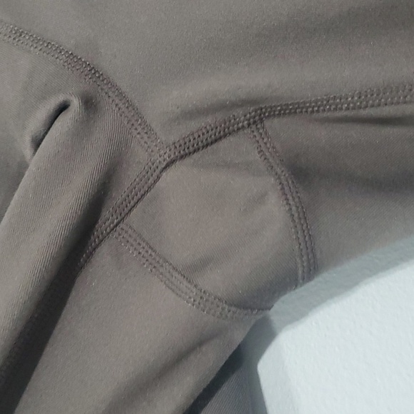 Zella Pants Womens Size Xs X-small Brown Three-quarter 3/4 Leggings Stretchy - Picture 5 of 12